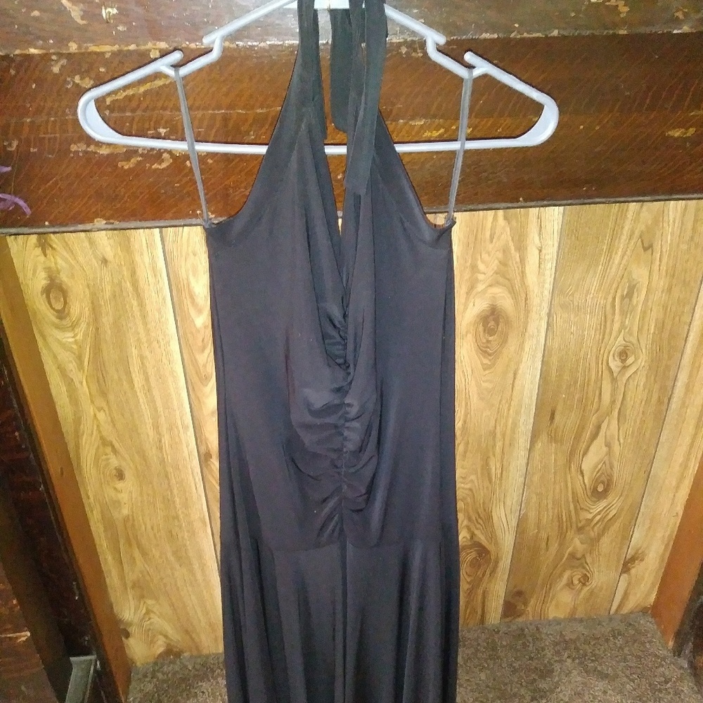 Black Halter Dress